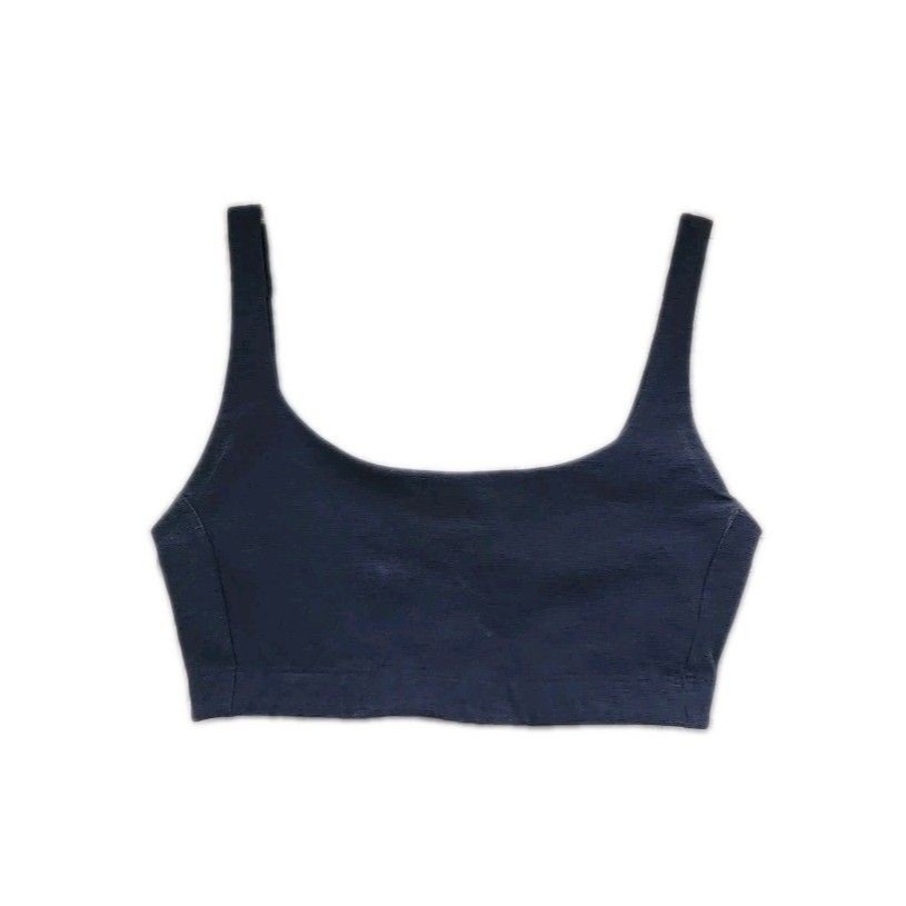 Outdoor Voices Sports Bra Women's Size Small Dark Gray Workout Gym Outdoors